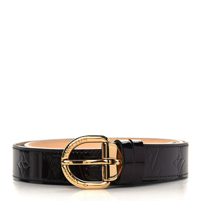 Louis Vuitton Vernis Ceinture 30mm Belt 90 36 Amarante 1 of 8