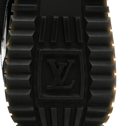 Louis Vuitton Suede Monogram Run Away Sneakers 38 Black 9 of 9
