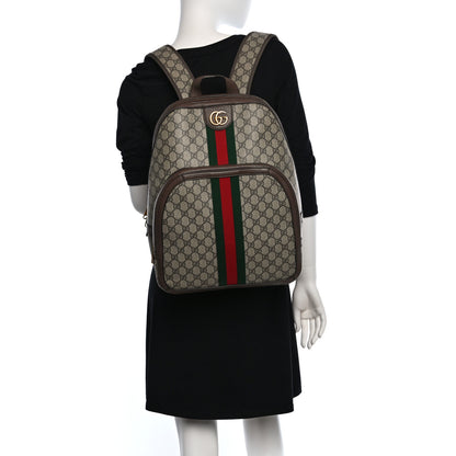 Gucci GG Supreme Monogram Medium Ophidia Day Backpack Brown 2 of 11