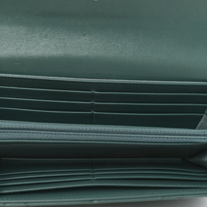 Chanel Lambskin Quilted Chanel 19 Flap Wallet Green 5 of 12