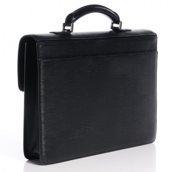 Louis Vuitton Epi Robusto 1 Compartment Briefcase Black 3 of 7