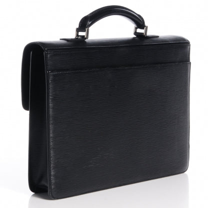 Louis Vuitton Epi Robusto 1 Compartment Briefcase Black 3 of 7