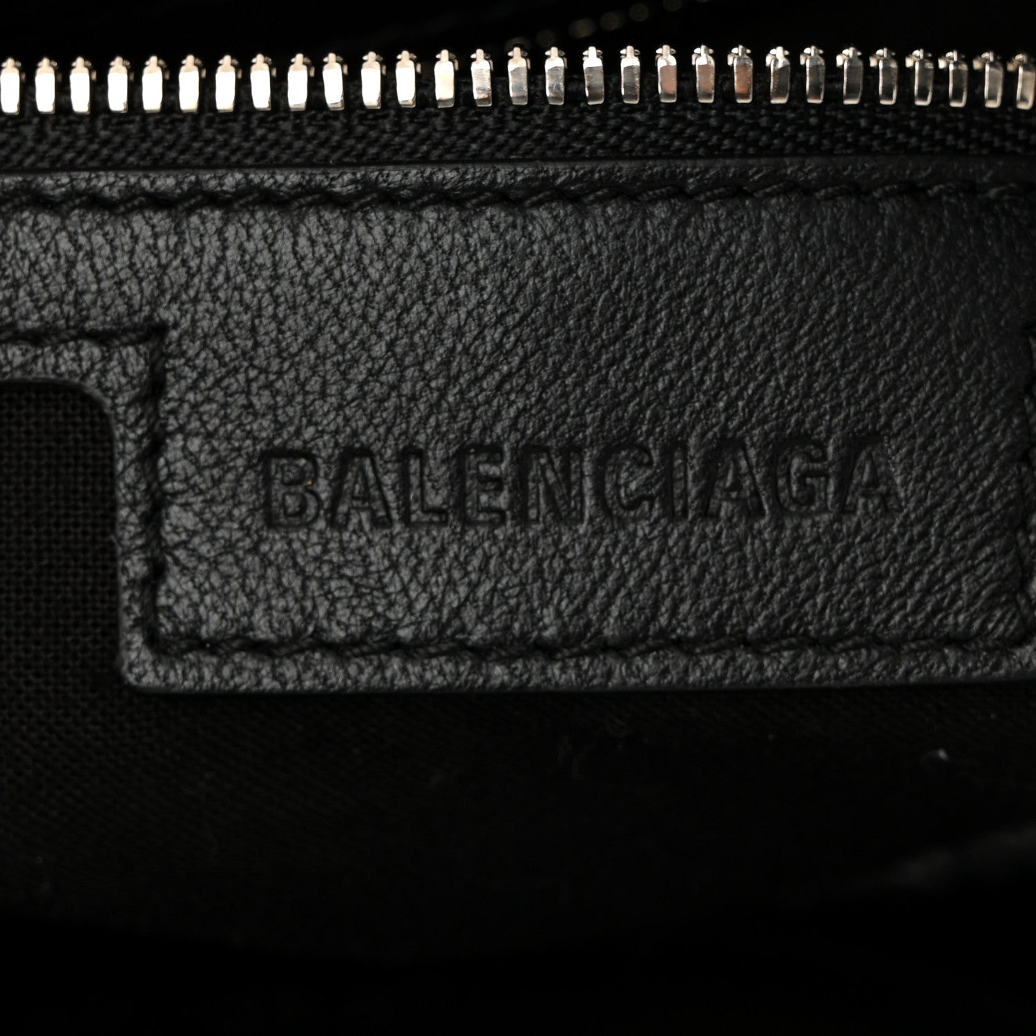 Balenciaga Agneau Arena Silver Hardware Medium Le City Black 6 of 10