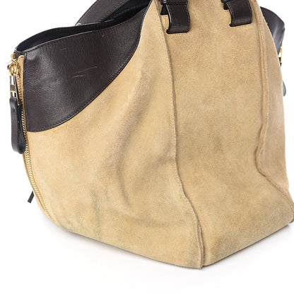 Loewe Suede Medium Hammock Shoulder Bag Gold 8 of 11