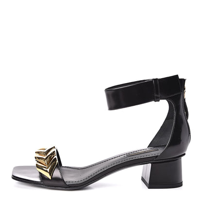 Louis Vuitton Calfskin Westbound Sandal 37 Black 1 of 8