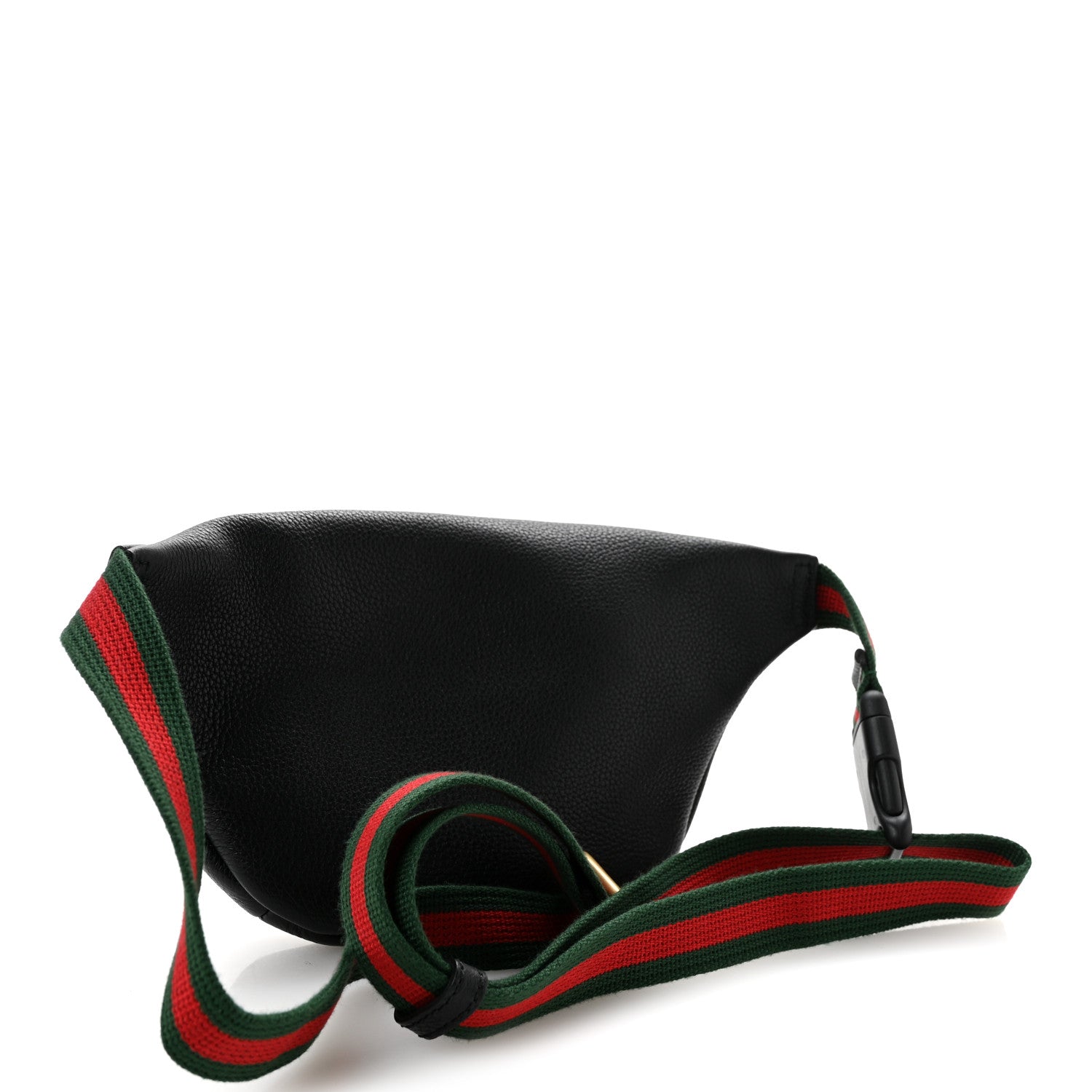 Gucci Grained Calfskin Small Logo Belt Bag Black 1915147