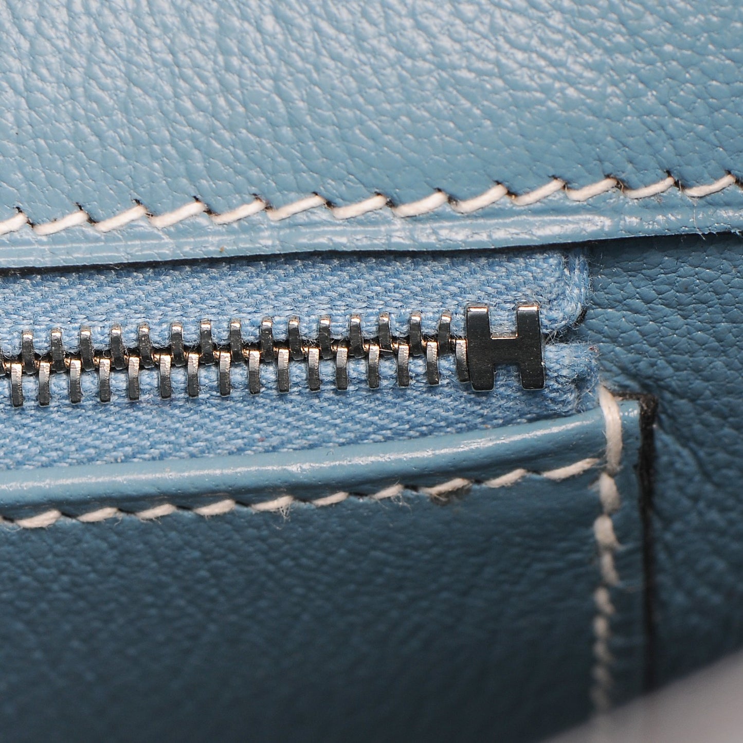 Epsom Birkin 35 Blue Jean