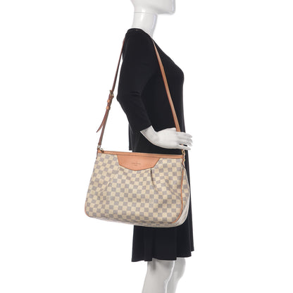 Louis Vuitton Damier Azur Siracusa MM 2 of 14