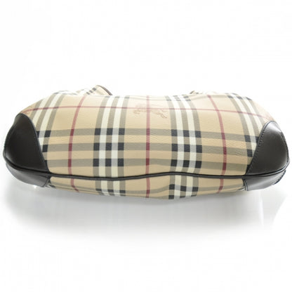 Burberry Haymarket Check Medium Willenmore Hobo Chocolate 4 of 11