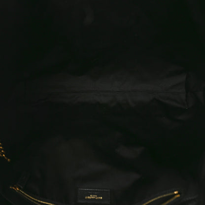 Saint Laurent Lambskin Quilted Maxi Icare Shopping Tote Black 6 of 9