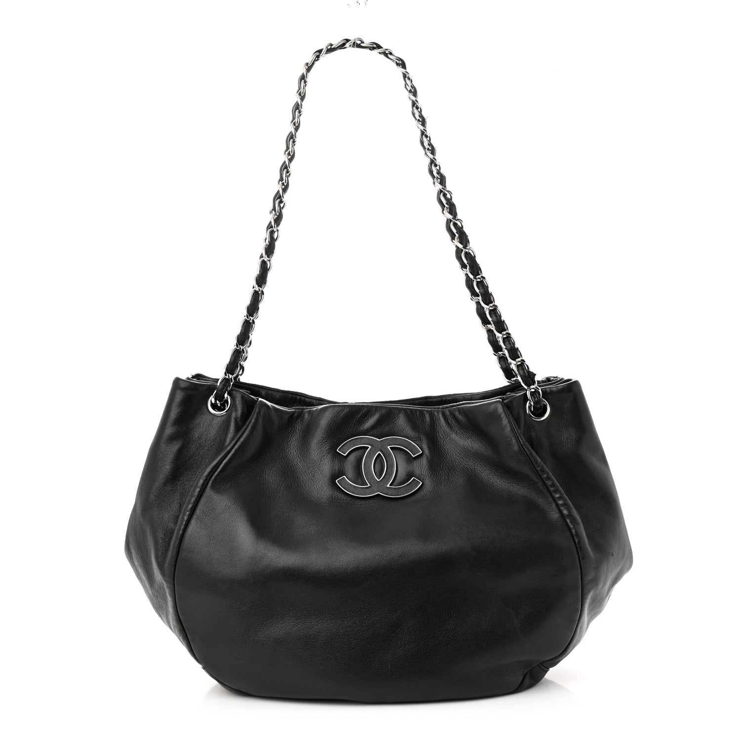 Chanel Lambskin Sensual Hobo Black 1 of 12