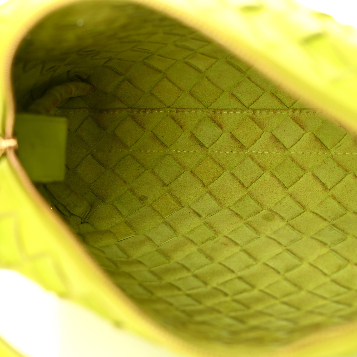 Bottega Veneta Nappa Intrecciato Small Loop Camera Bag Acid Kiwi 10 of 16