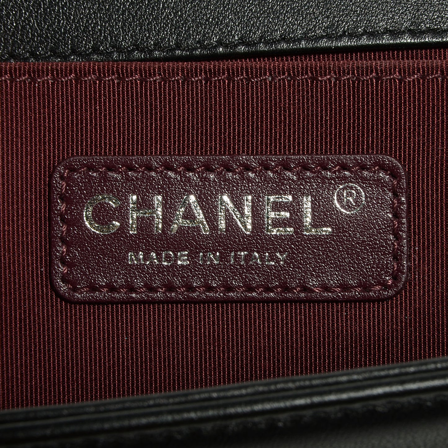 Velvet Quilted Medium Boy Flap Black