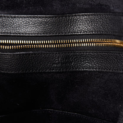 Celine Soft Grained Calfskin Small Belt Cabas Phantom Black 6 of 13