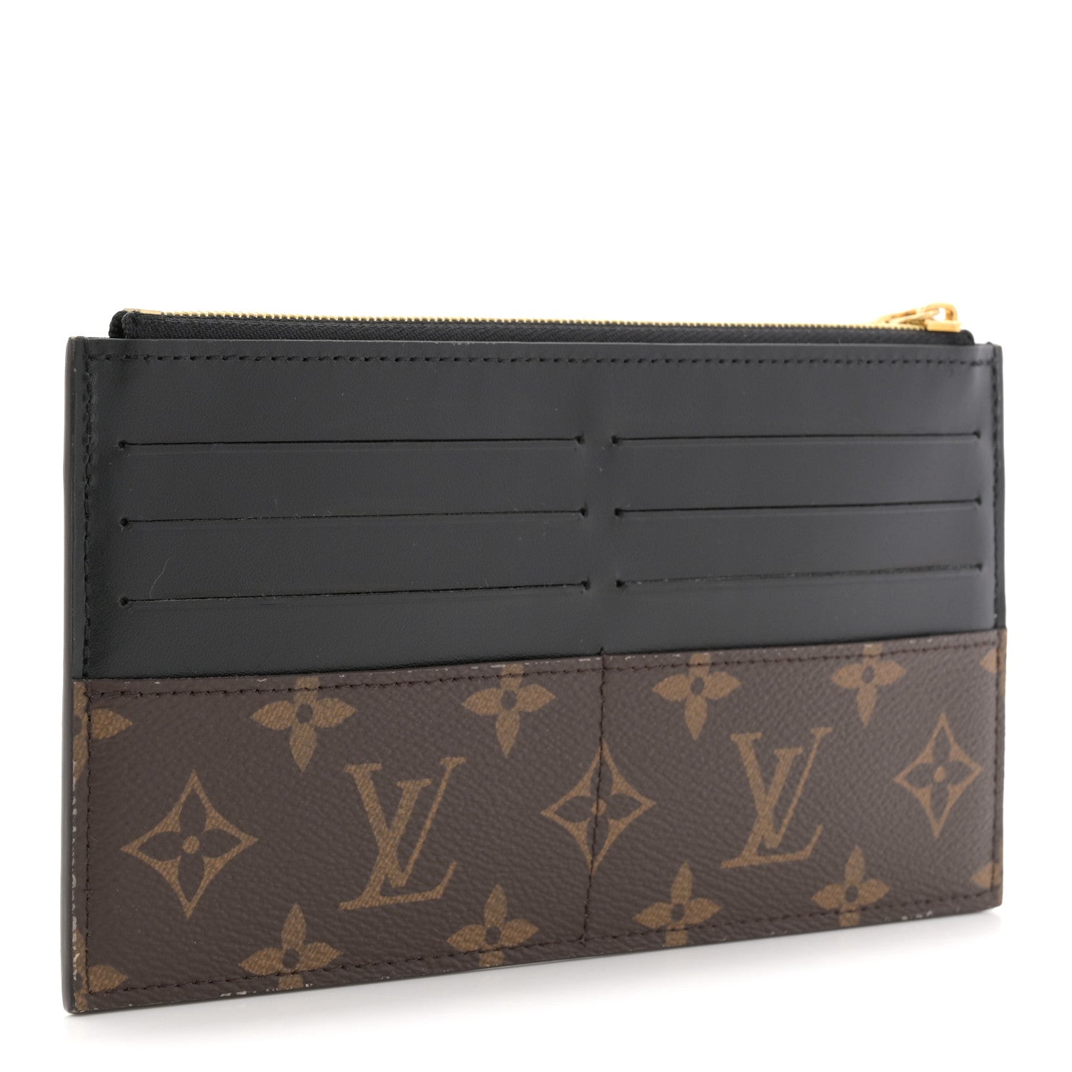 Louis Vuitton Monogram Slim Purse Black 3 of 6