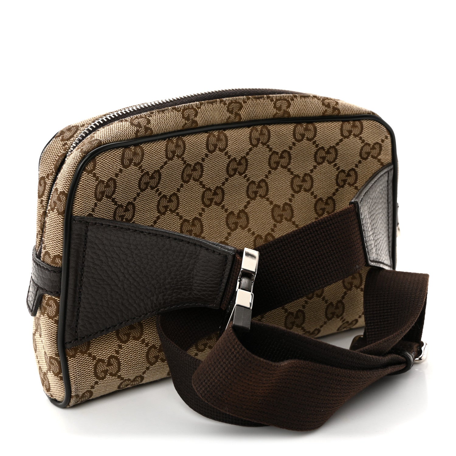 Gucci Monogram Belt Bag Dark Brown 3 of 10