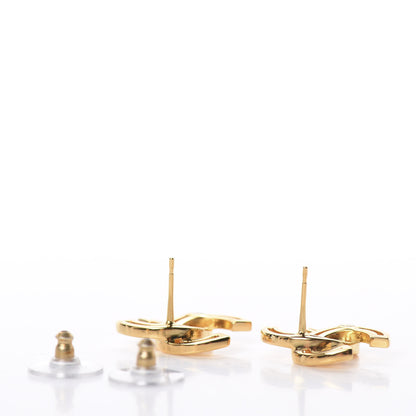 Chanel Metal Obazine CC Earrings Gold 3 of 4