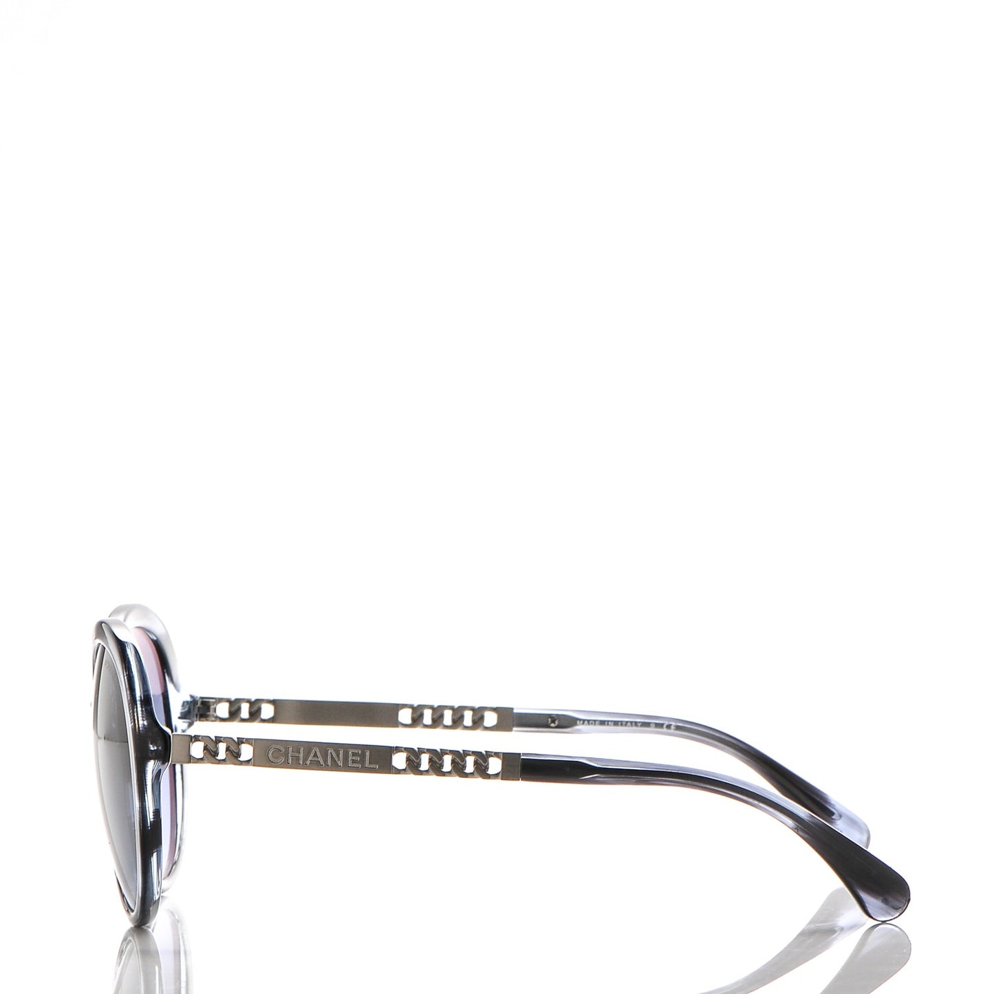 Chain Oval Summer Sunglasses 5353 Blue