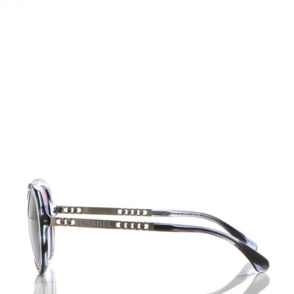 Chanel Chain Oval Summer Sunglasses 5353 Blue 3 of 8