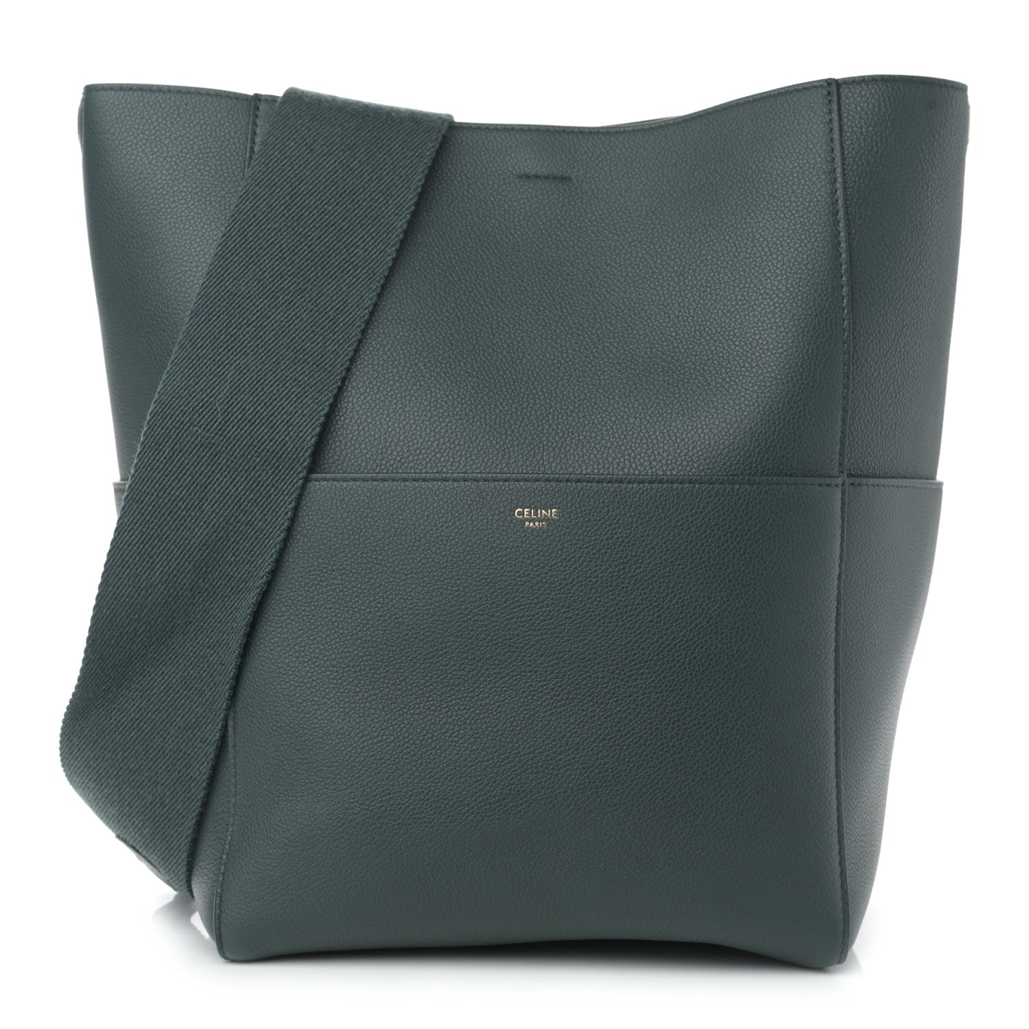 Celine Soft Grained Calfskin Sangle Bucket Bag Amazone 1 of 11