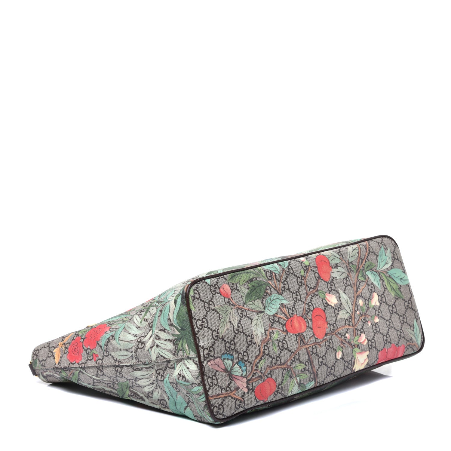 Gucci Soft GG Supreme Monogram Tian Medium Crossbody Tote Beige Multicolor New Acero 4 of 9