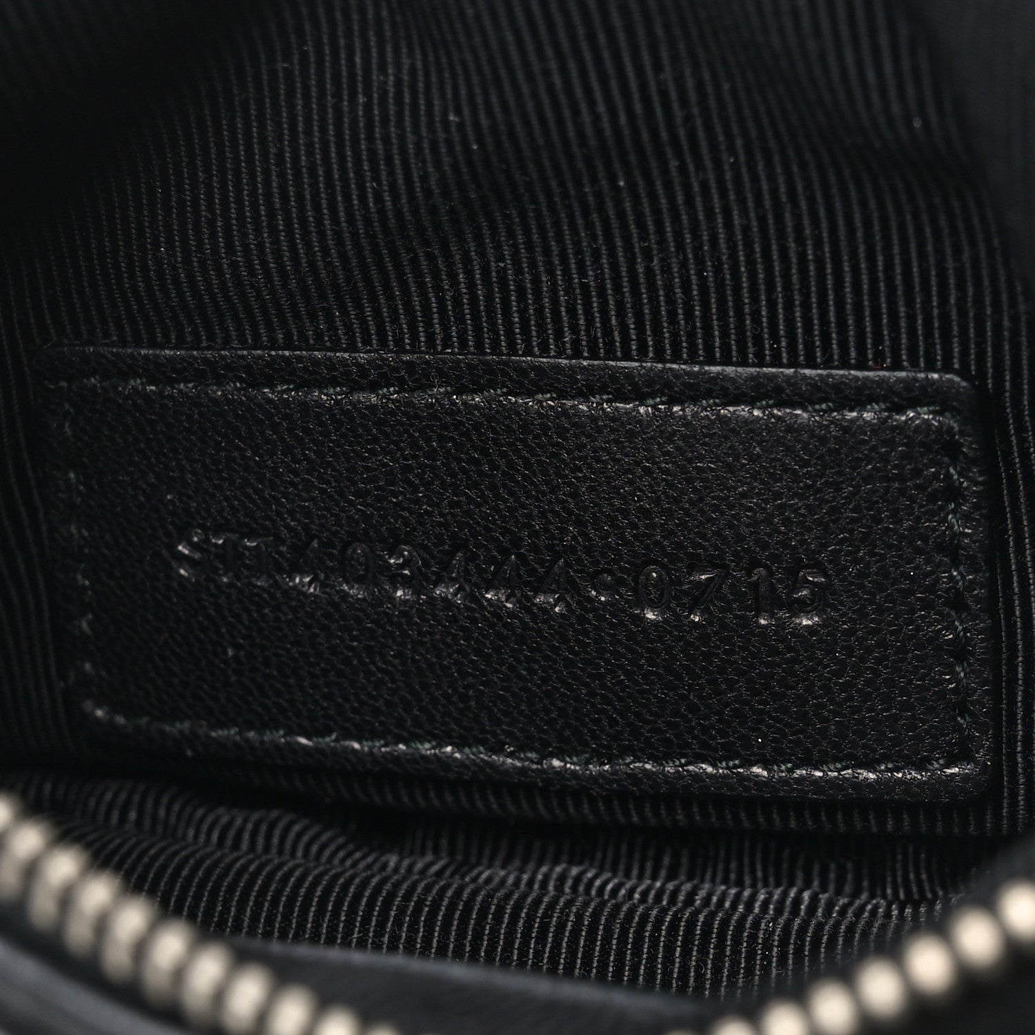 Saint Laurent Calfskin Monogram Small Fringe Key Pouch Black 7 of 7