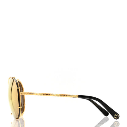 Louis Vuitton LV Drive Sunglasses Z0896W Gold 3 of 7