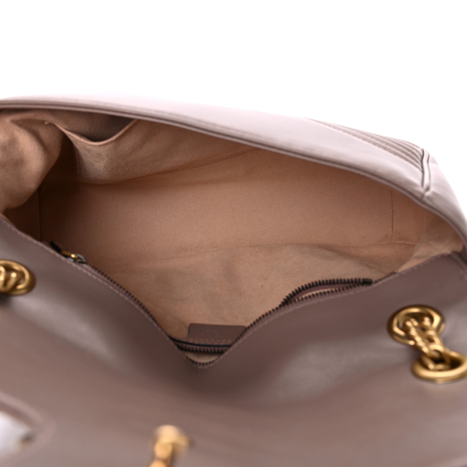 Gucci Calfskin Matelasse Medium GG Marmont Shoulder Bag Porcelain Rose 5 of 13