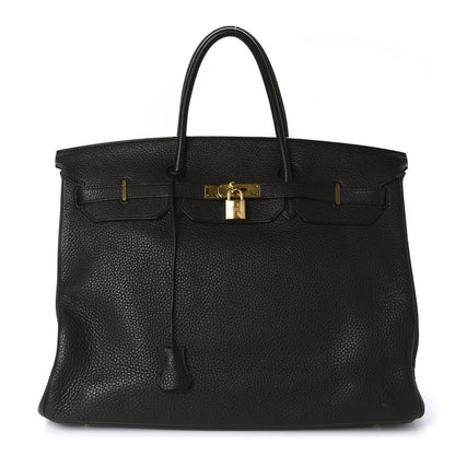 Hermes Togo Birkin 40 Black 1 of 14