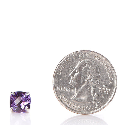 Tiffany Sterling Silver Amethyst Sparklers Stud Earrings 2 of 7
