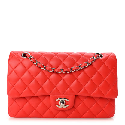 Chanel Lambskin Quilted Medium Double Flap Red 1 of 12