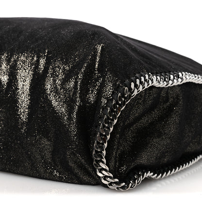 Stella McCartney Shaggy Deer Falabella Fold Over Tote Black 10 of 12