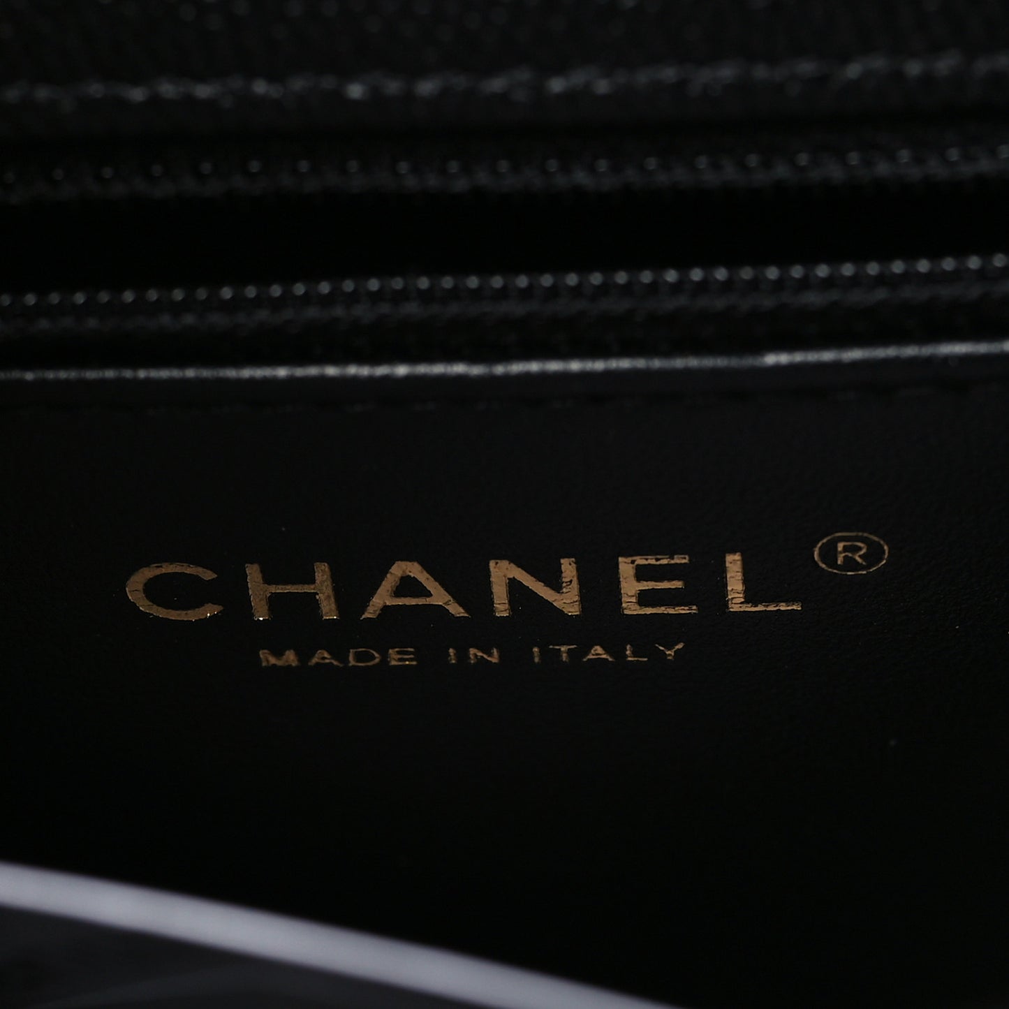 Caviar Quilted Sweetheart Flap Black