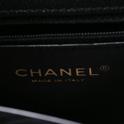 Chanel Caviar Quilted Sweetheart Flap Black 10 of 19