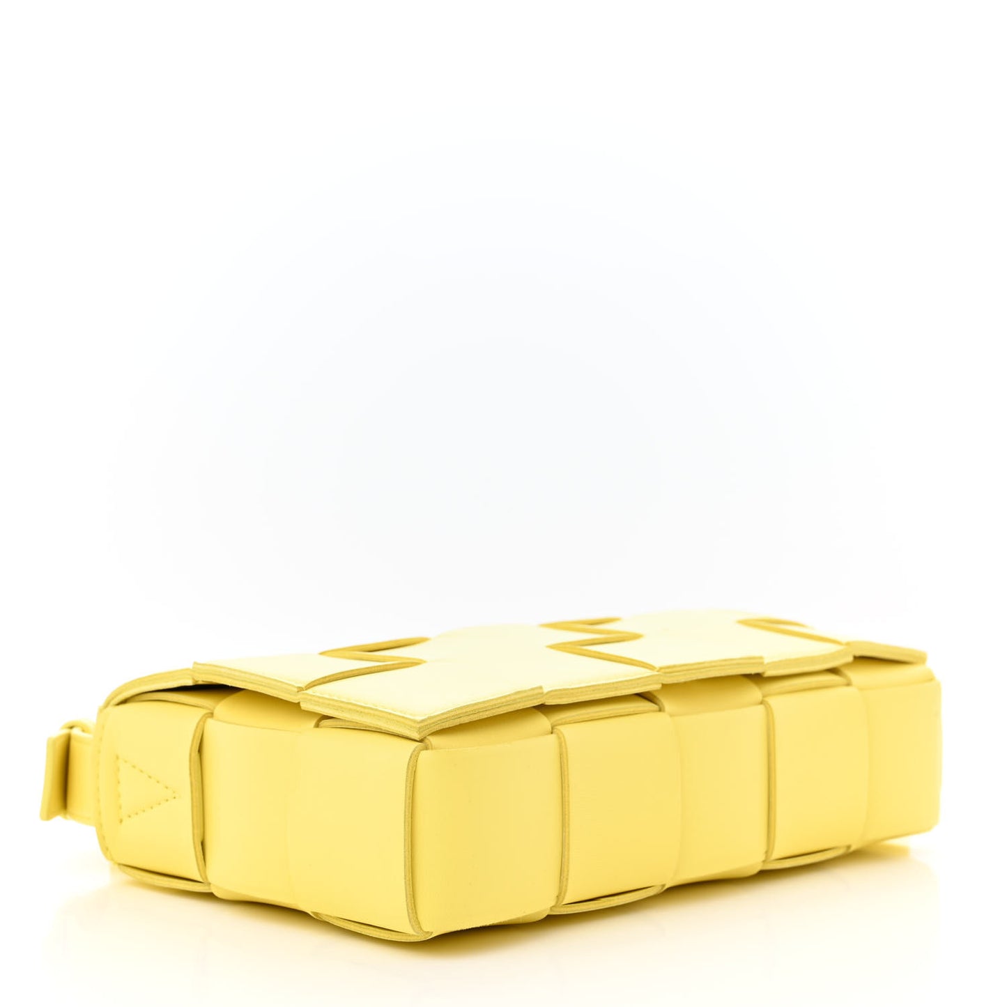 Nappa Maxi Intreccio Cassette Bag Lemonade