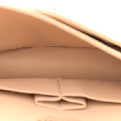 Chanel Caviar Quilted Medium Double Flap Beige 5 of 10