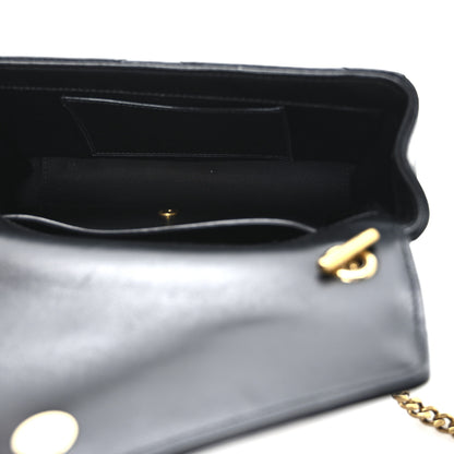 Saint Laurent Lambskin Chevron Quilted Mini Loulou Black 6 of 11