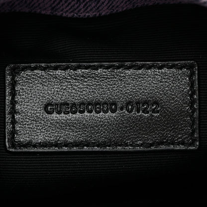 Saint Laurent Denim Quilted Loulou Puffer Monogram Pouch Clutch Bleached Lilac 8 of 8