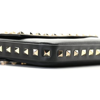 Valentino Garavani Vitello Rockstud Crossbody Pouch Black 4 of 12