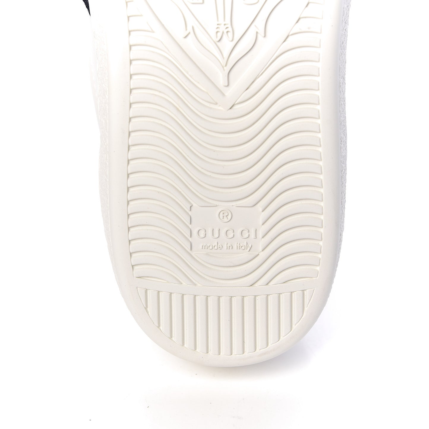 Calfskin Ayers Web Tiger Embroidered Mens Ace Sneakers 10.5 White
