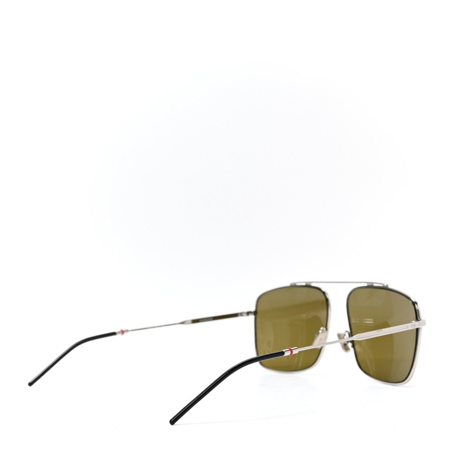 Christian Dior Homme 0220S Sunglasses Silver Green 4 of 6
