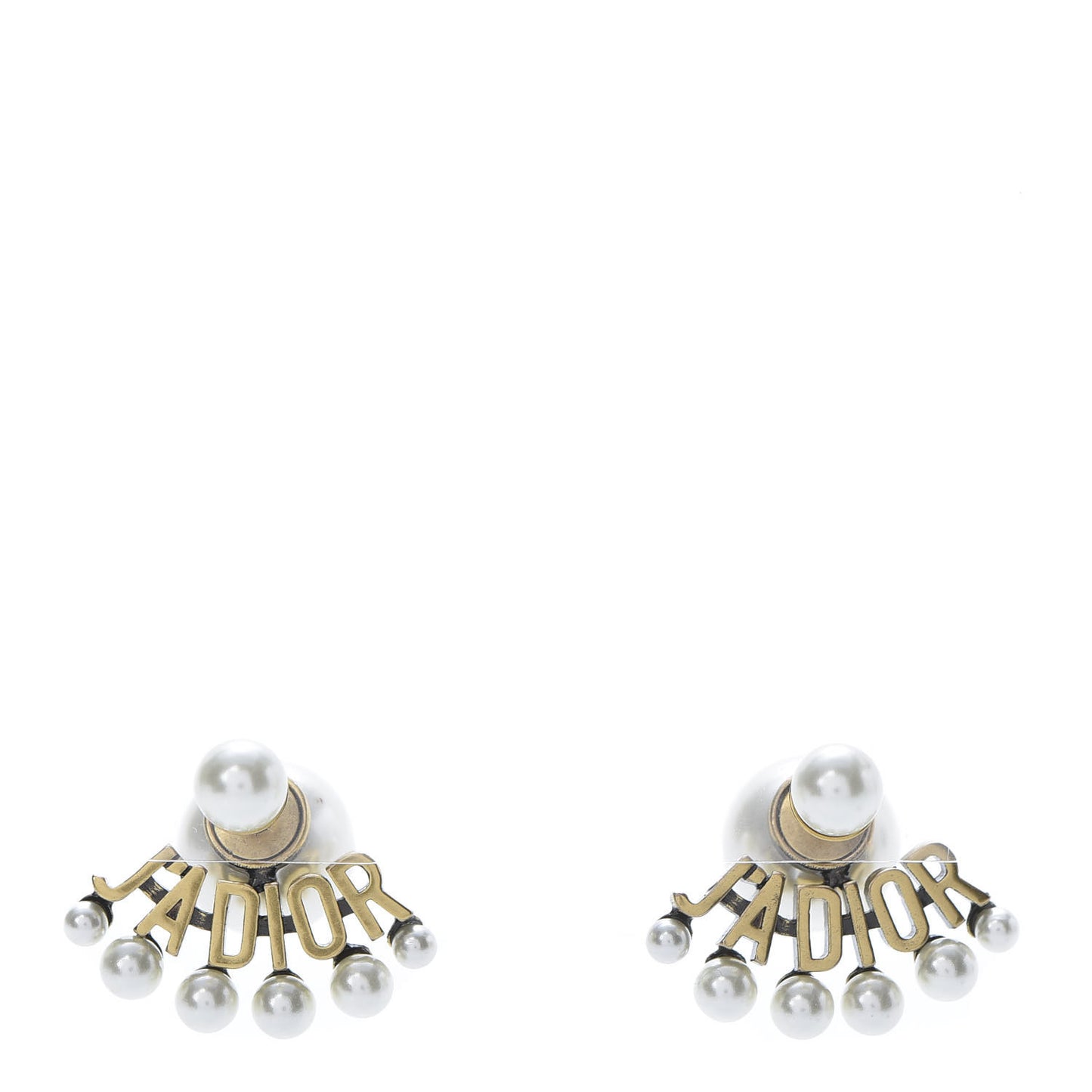 Pearl J'Adior Dior Tribal Earrings