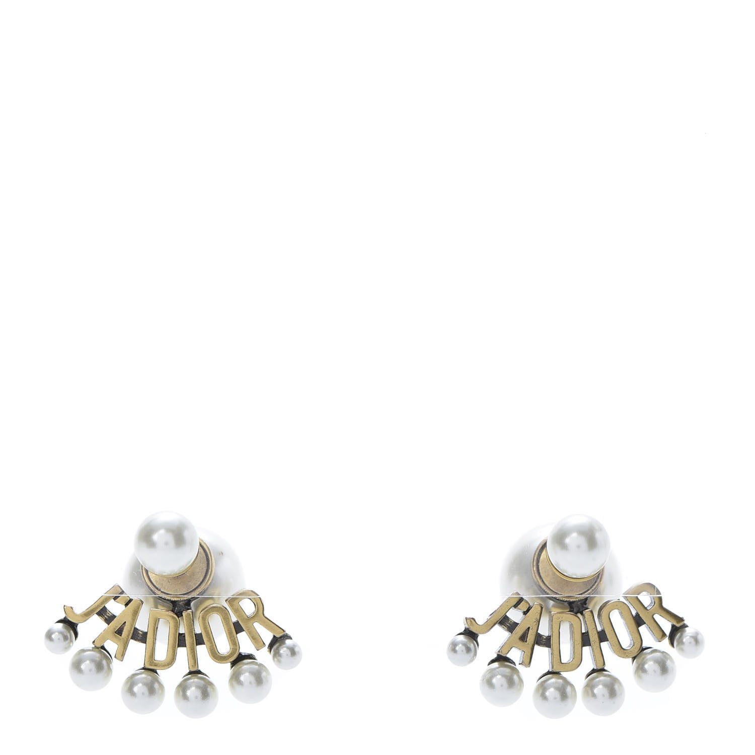 Christian Dior Pearl J'Adior Dior Tribal Earrings 1 of 4