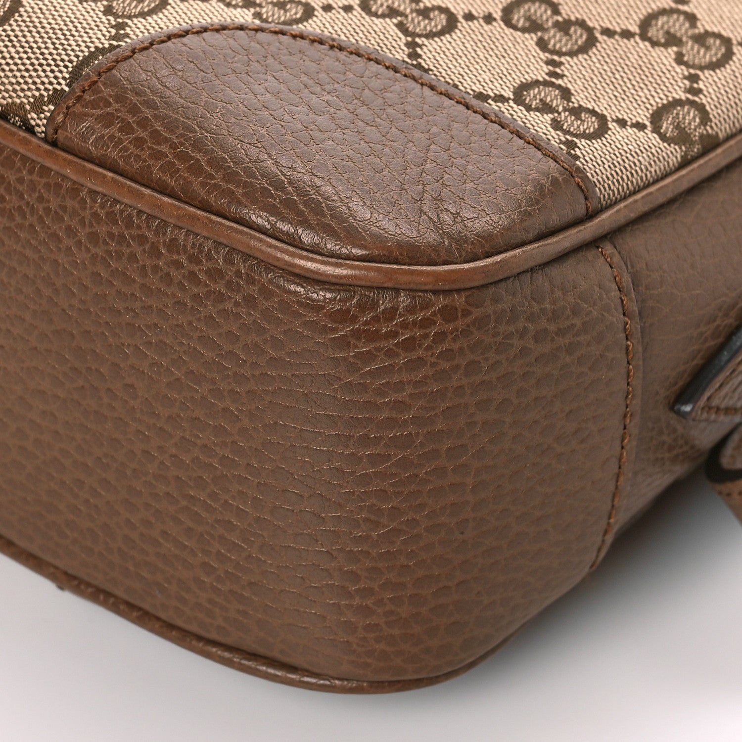 Gucci Monogram Mini Bree Messenger Bag Beige Tabacco 10 of 10