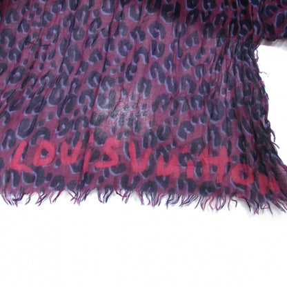 Louis Vuitton Sprouse Leopard Pareo Scarf Purple 5 of 9