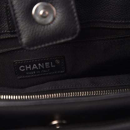 Chanel Calfskin Cerf Executive Shopper Tote Black 8 of 12