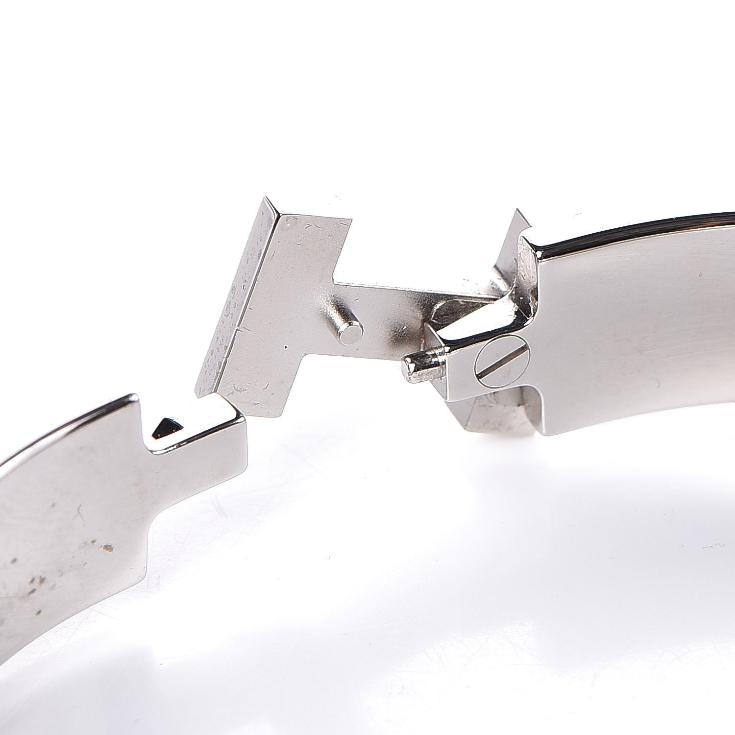 Hermes Matte Enamel Narrow Clic Clac HH Bracelet Myrtille 4 of 5