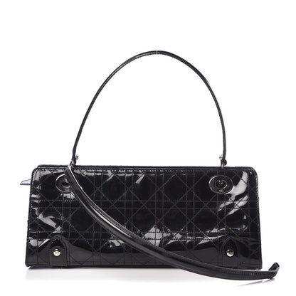 Christian Dior Patent Cannage Stitched East West Lady Dior Black 1 of 13