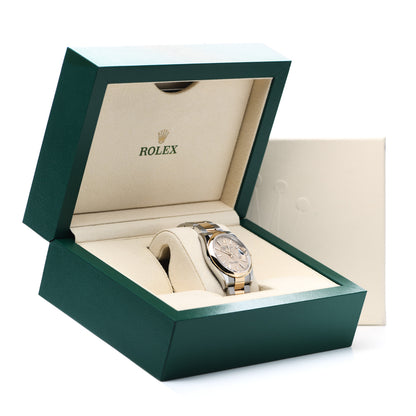 Rolex Stainless Steel 18K Yellow Gold 36mm Oyster Perpetual Datejust Watch Golden Fluted 126233 5 of 5