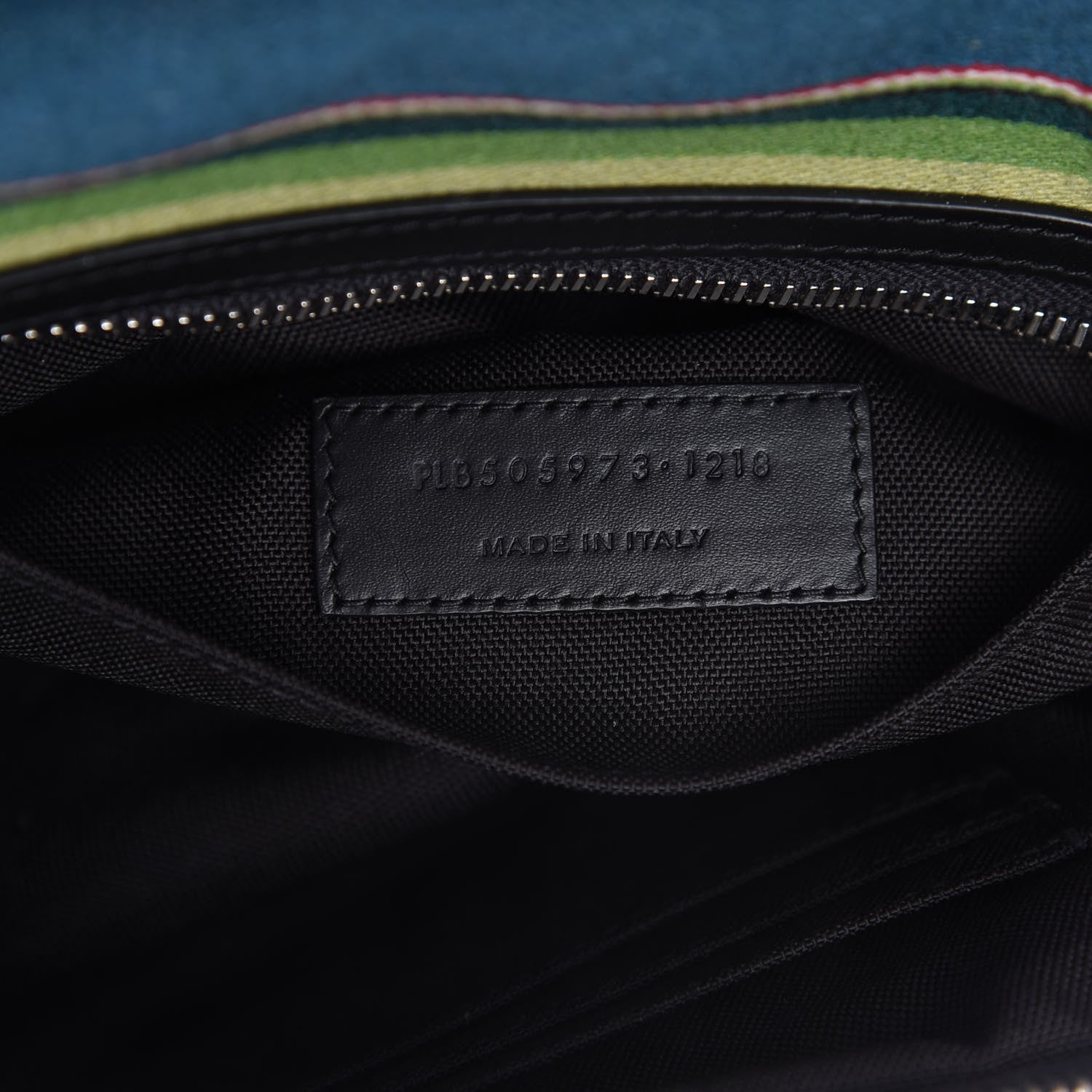 Saint Laurent Wool Mexican Jacquard City Belt Bag Multicolor 10 of 11
